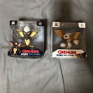 Gizmo and Stripe Vinyl Figure Set - Brown, Black, Yellow